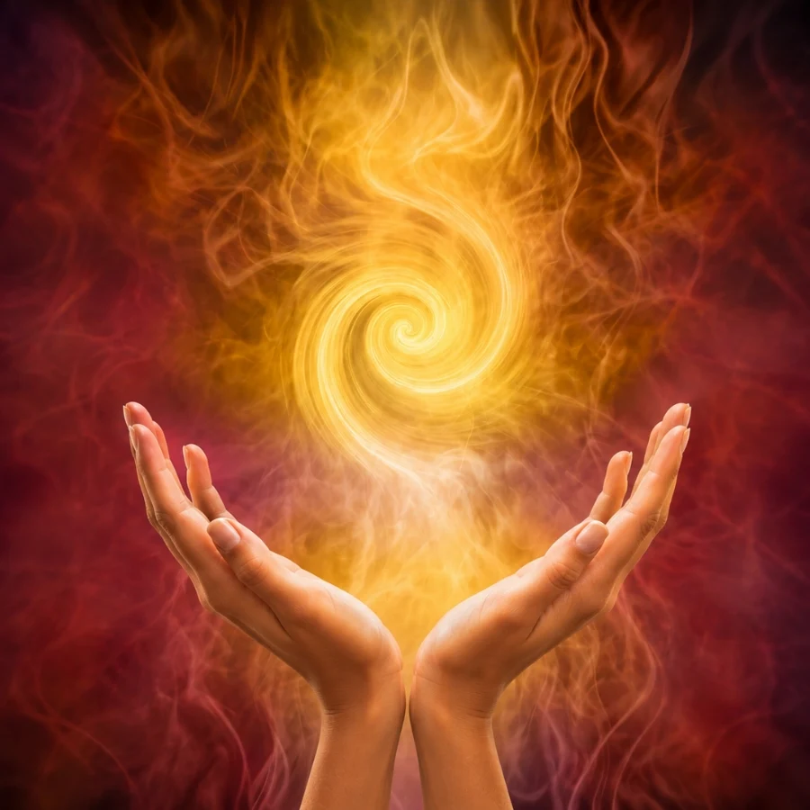 Reiki et soin énergétique à Vayres, mains et lumière apaisante